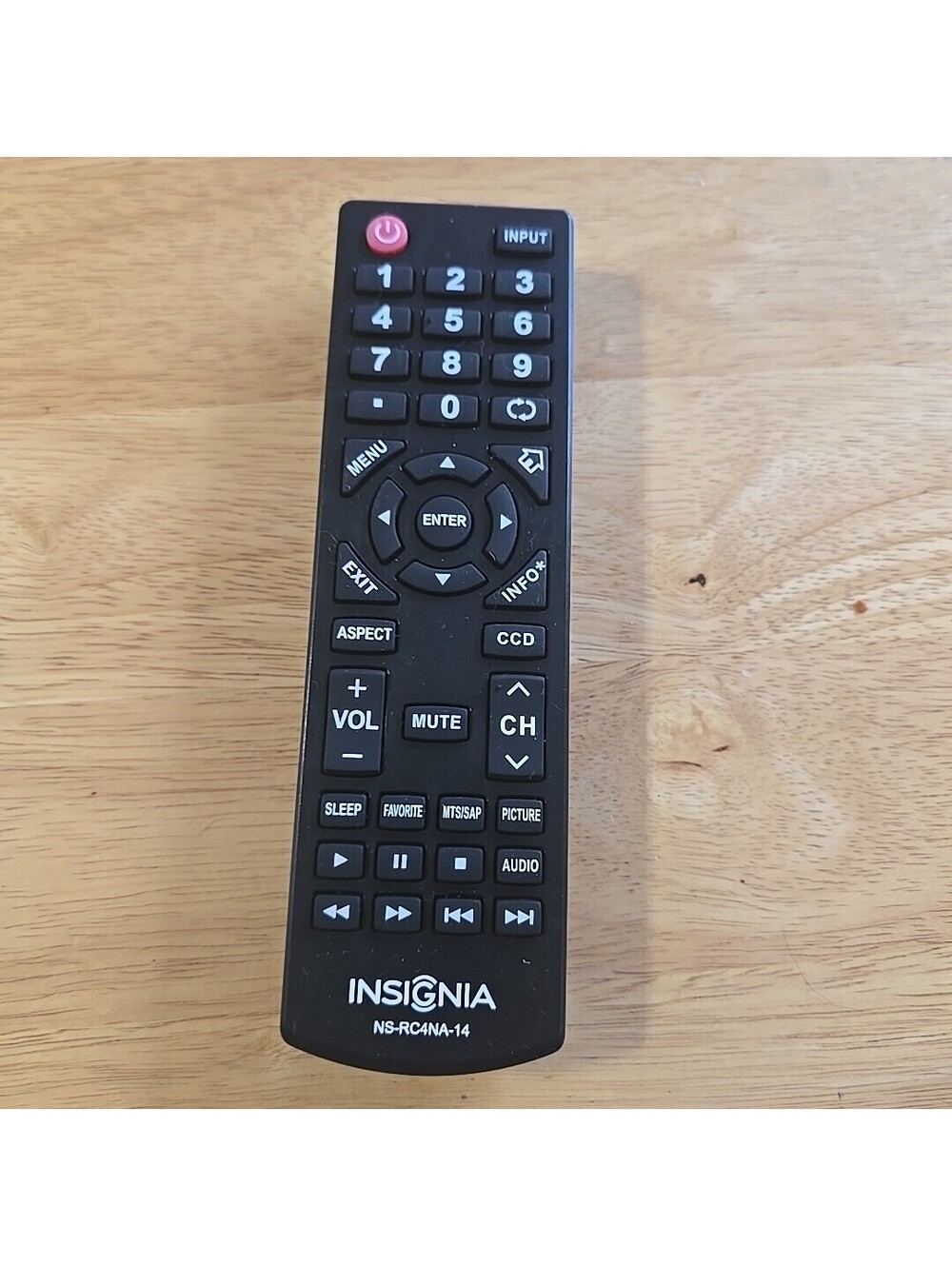 Original INSIGNIA TV Remote Control NS-RC4NA-14 For All Insignia LCD LED TV